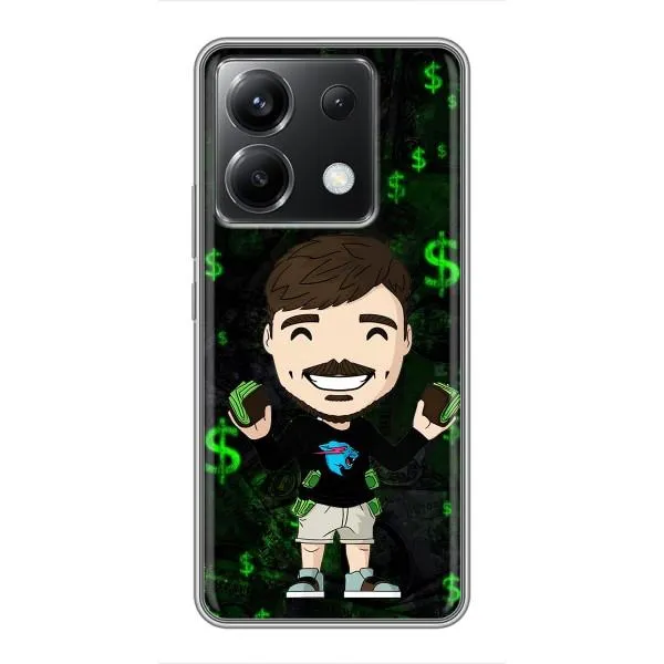 Чохол з принтом «Блогер Beast» для Xiaomi POCO X6 5G