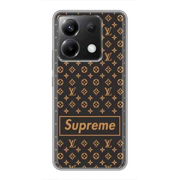 Чохол з принтом «Supreme LV» для Xiaomi POCO X6 5G