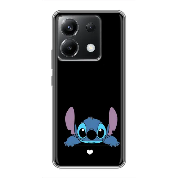 Чехол с принтом «Стич на черном» для Xiaomi POCO X6 5G