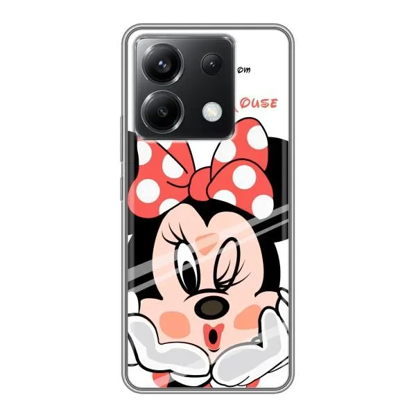 Чехол с принтом «Маус Минни» для Xiaomi POCO X6 5G