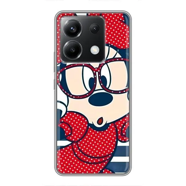 Чехол с принтом «Маус в очках» для Xiaomi POCO X6 5G