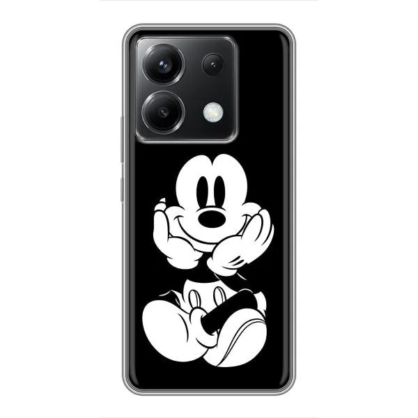 Чехол с принтом «Микки на черном» для Xiaomi POCO X6 5G