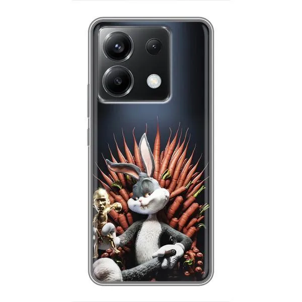 Чехол с принтом «Король Кролик» для Xiaomi POCO X6 5G