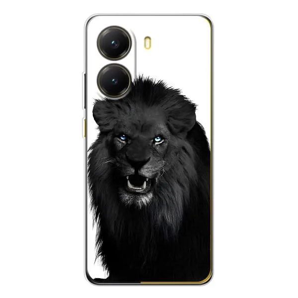 Чехол с принтом «Черный ЛЕВ» для Xiaomi POCO X7 Pro