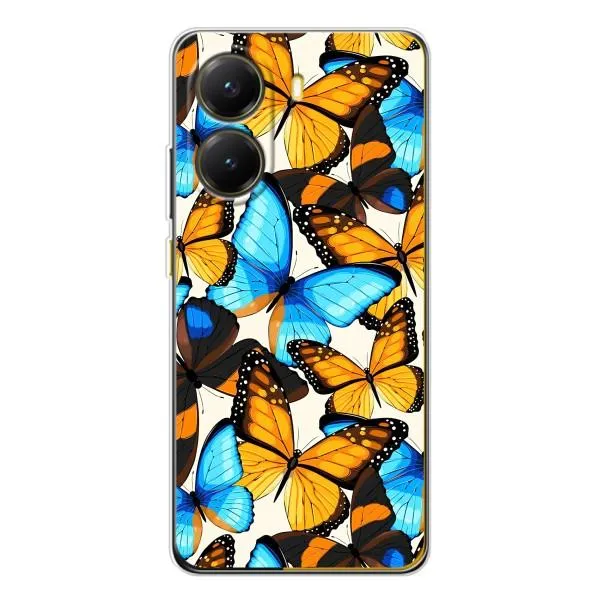 Чехол с принтом «Яркие бабочки» для Xiaomi POCO X7 Pro
