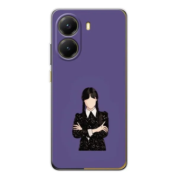 Чехол с принтом «Уэнздей в черном» для Xiaomi POCO X7 Pro