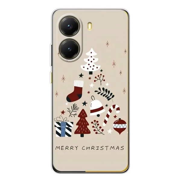 Чехол с принтом «Merry Christmas» для Xiaomi POCO X7 Pro