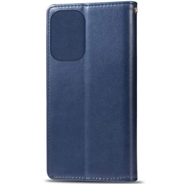 Кожаный чехол-книжка GETMAN Gallant (PU) для Xiaomi Poco X8 Pro Max — Синий — фото 4