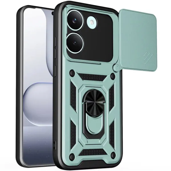 Чохол Ummi Camshield Serge Ring для Xiaomi Poco X8 Pro — Зелений