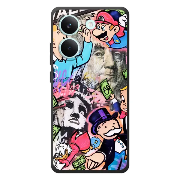 Чехол с принтом «Monopoly man» для Xiaomi Poco X8 Pro