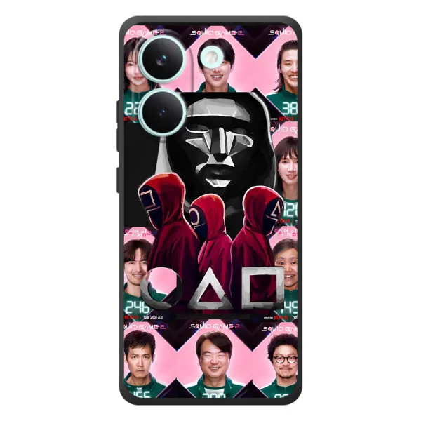 Чехол с принтом «Участники Игра кальмара» для Xiaomi Poco X8 Pro