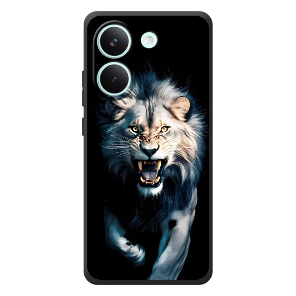 Чохол з принтом «Лев у темряві» для Xiaomi Poco X8 Pro