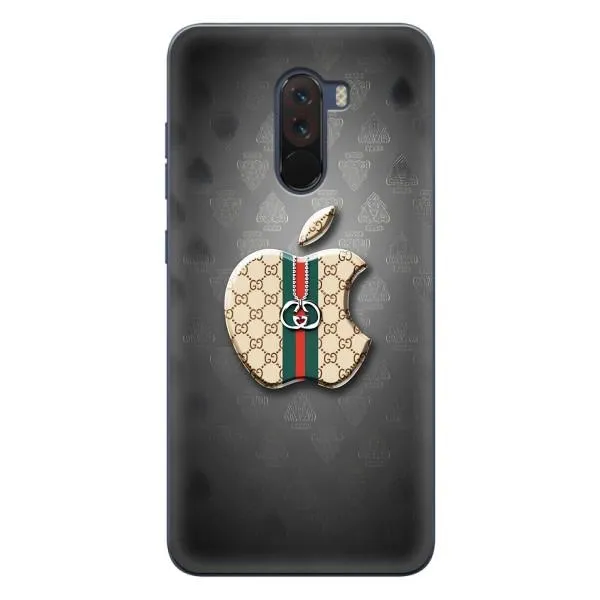 Чехол с принтом «Apple gucci» для Xiaomi POCO F1