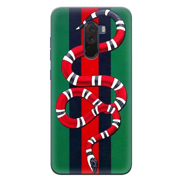 Чехол с принтом «Gucci змия» для Xiaomi POCO F1