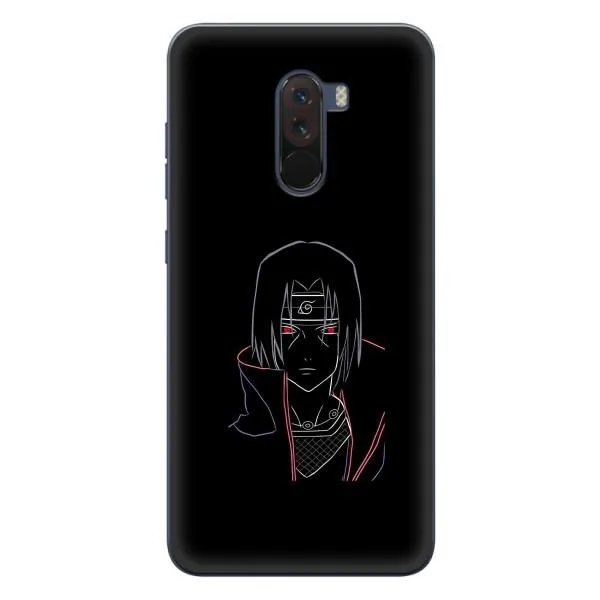 Чехол с принтом «силуэт Итачи» для Xiaomi POCO F1 Чехол с принтом «силуэт Итачи» для Xiaomi POCO F1