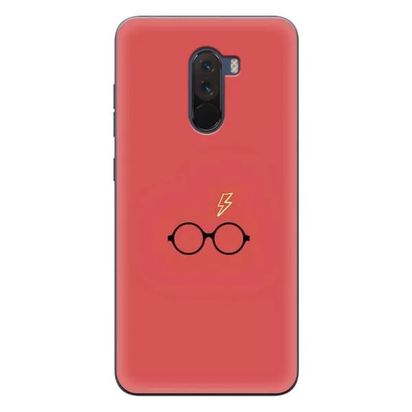 Чехол с принтом «шрам и очки» для Xiaomi POCO F1 Чехол с принтом «шрам и очки» для Xiaomi POCO F1