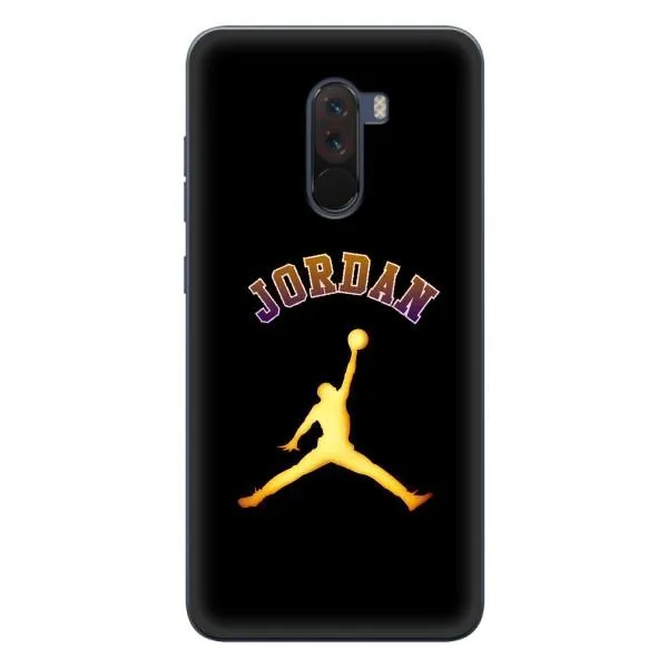 Чехол с принтом «Jordan Gold» для Xiaomi POCO F1 Чехол с принтом «Jordan Gold» для Xiaomi POCO F1