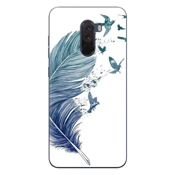 Чехол с принтом «Перышко» для Xiaomi POCO F1