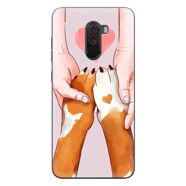 Чехол с принтом «Любовь к собакам» для Xiaomi POCO F1