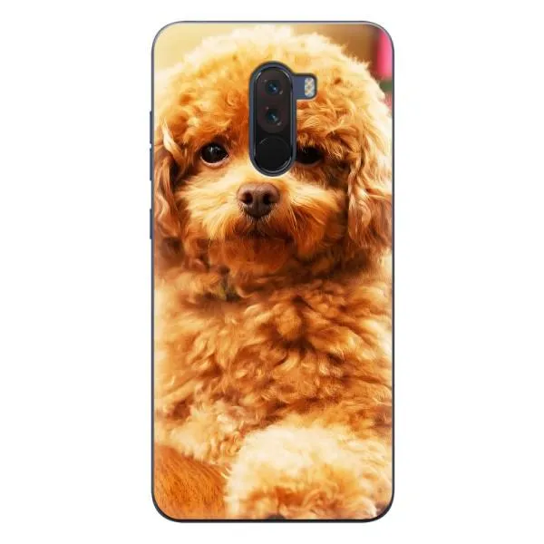 Чехол с принтом «Щенок Бишон» для Xiaomi POCO F1