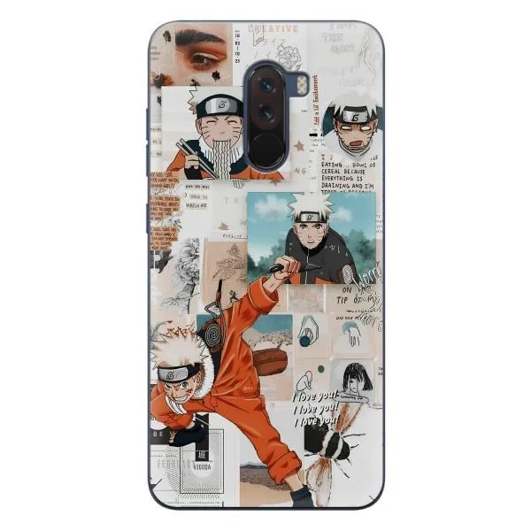 Чехол с принтом «Наруто Комиксы» для Xiaomi POCO F1