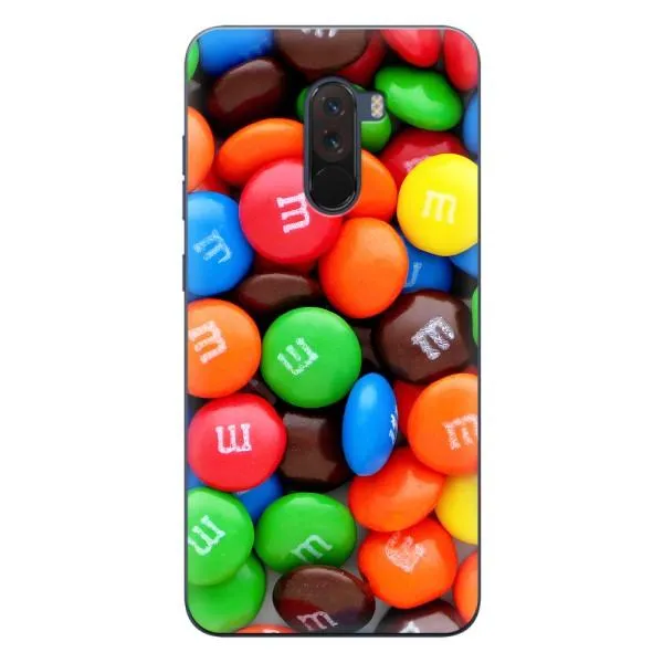 Чехол с принтом «MM's» для Xiaomi POCO F1