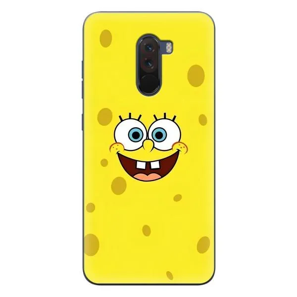 Чехол с принтом «Мордашка Спанч Боба» для Xiaomi POCO F1