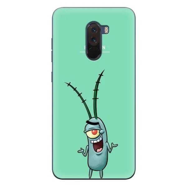 Чехол с принтом «Персонаж Планктон» для Xiaomi POCO F1 Чехол с принтом «Персонаж Планктон» для Xiaomi POCO F1
