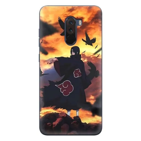 Чехол с принтом «Итачи с воронами» для Xiaomi POCO F1 Чехол с принтом «Итачи с воронами» для Xiaomi POCO F1