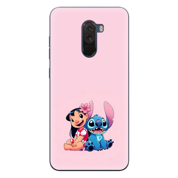 Чехол с принтом «Лило и Стич» для Xiaomi POCO F1