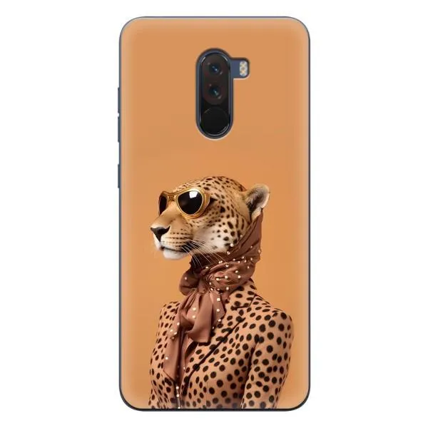 Чохол з принтом «Стильний леопард» для Xiaomi POCO F1 Чохол з принтом «Стильний леопард» для Xiaomi POCO F1