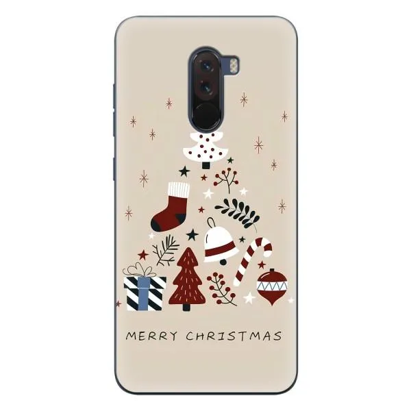 Чехол с принтом «Merry Christmas» для Xiaomi POCO F1