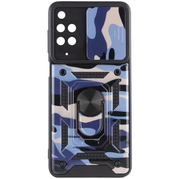 Ударостійкий чохол Camshield Serge Ring Camo для Xiaomi Redmi 10 — Фіолетовий — фото 2