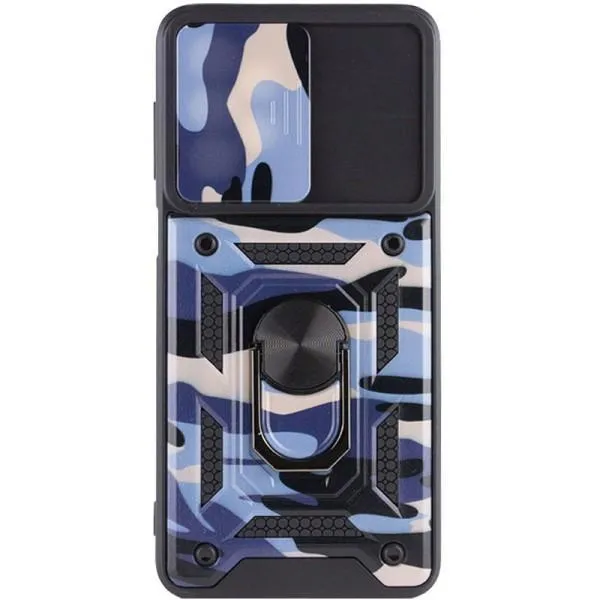 Ударостійкий чохол Camshield Serge Ring Camo для Xiaomi Redmi 10 — Фіолетовий — фото 3