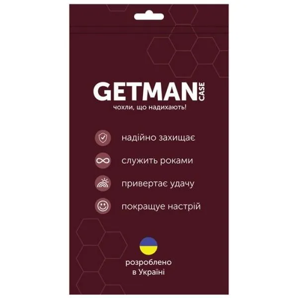 TPU чехол GETMAN Ease logo усиленные углы для Xiaomi Redmi 10 — Прозрачный — фото 3