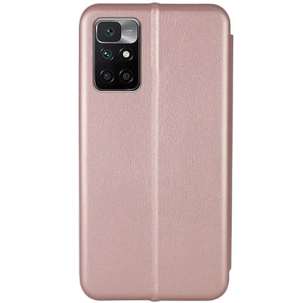 Кожаный чехол-книжка Classy для Xiaomi Redmi 10 — Rose Gold — фото 2 Кожаный чехол-книжка Classy для Xiaomi Redmi 10 — Rose Gold — фото 2