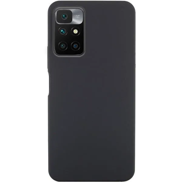Чохол Silicone Cover Lakshmi (AA) для Xiaomi Redmi 10 — Чорний — фото 5