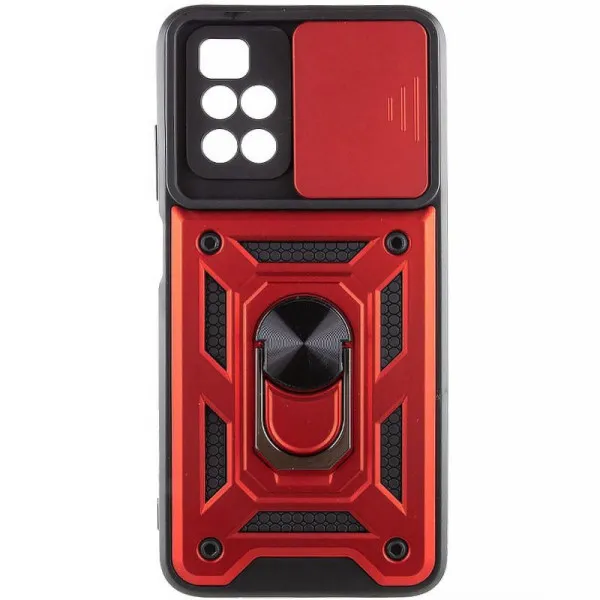 Чехол Ummi Camshield Serge Ring для Xiaomi Redmi 10 — Красный — фото 1 Чехол Ummi Camshield Serge Ring для Xiaomi Redmi 10 — Красный — фото 1