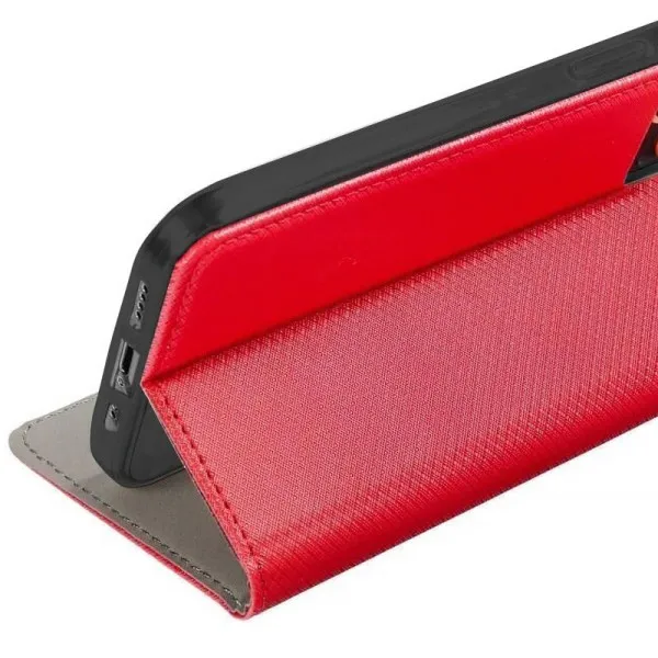 Чехол-книжка Magnet для Xiaomi Redmi 10 — Красный — фото 3