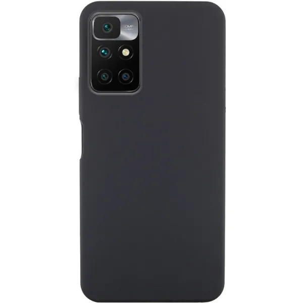 Чохол Silicone Cover Ummi Lakshmi (AA) для Xiaomi Redmi 10 — Чорний — фото 1