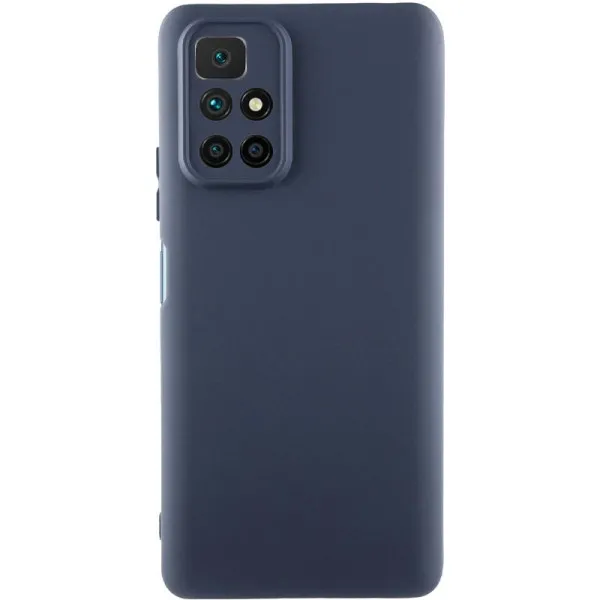 Чехол TPU GETMAN Liquid Silk Full Camera для Xiaomi Redmi 10 — Синий — фото 1 Чехол TPU GETMAN Liquid Silk Full Camera для Xiaomi Redmi 10 — Синий — фото 1