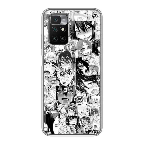 Чехол с принтом «Ahegao manga» для Xiaomi Redmi 10