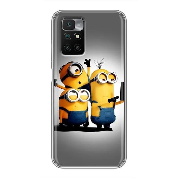Чехол с принтом «Три миньона» для Xiaomi Redmi 10 Чехол с принтом «Три миньона» для Xiaomi Redmi 10