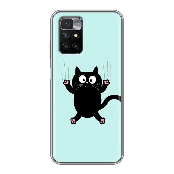 Чехол с принтом «Падающий кот» для Xiaomi Redmi 10