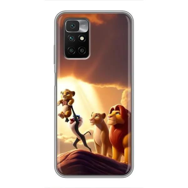 Чехол с принтом «Симба на презентации» для Xiaomi Redmi 10