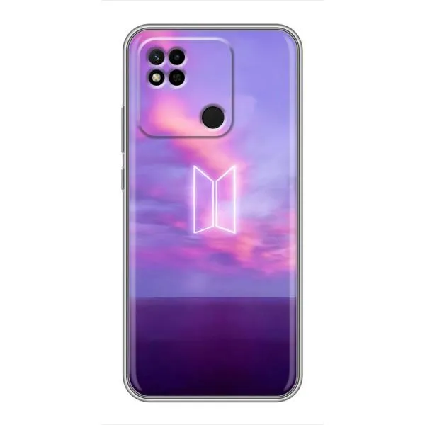 Чехол с принтом «BTS логотип» для Xiaomi Redmi 10A Чехол с принтом «BTS логотип» для Xiaomi Redmi 10A