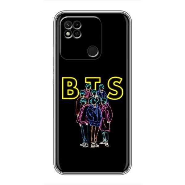 Чехол с принтом «BTS стайл» для Xiaomi Redmi 10A Чехол с принтом «BTS стайл» для Xiaomi Redmi 10A