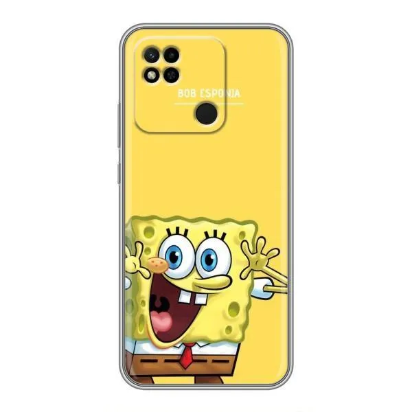 Чехол с принтом «Губка Боб» для Xiaomi Redmi 10A Чехол с принтом «Губка Боб» для Xiaomi Redmi 10A