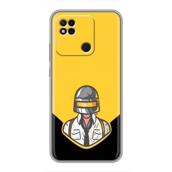 Чехол с принтом «Пабг в шлеме» для Xiaomi Redmi 10A Чехол с принтом «Пабг в шлеме» для Xiaomi Redmi 10A
