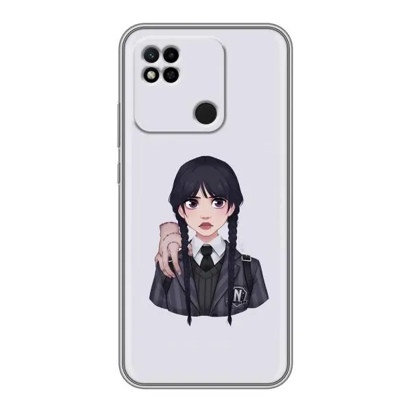 Чехол с принтом «Уэнздей и Вещь» для Xiaomi Redmi 10A
